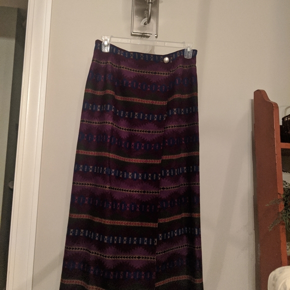 VINTAGE PENDLETON FLANNEL SKIRT SIZE 12 - Picture 4 of 5